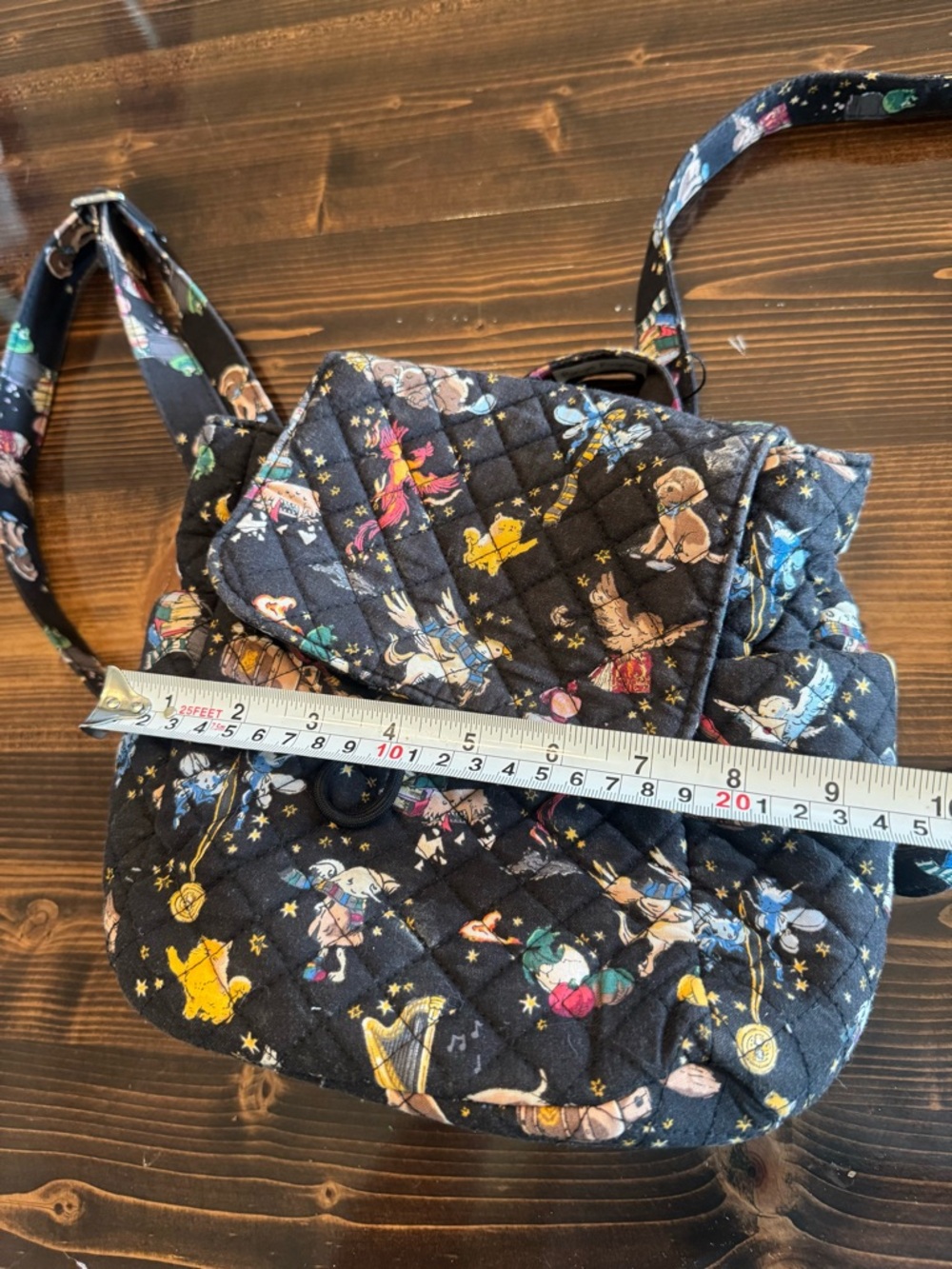 Vera Bradley Harry Potter Friends at Hogwarts Mini Quilted Backpack - Picture 9 of 10
